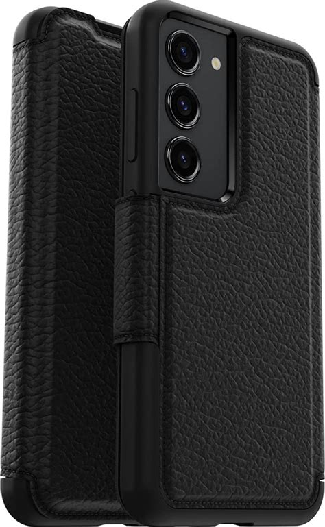 OtterBox Strada Samsung Galaxy S23 Hoesje Echt Leer Book Case Zwart