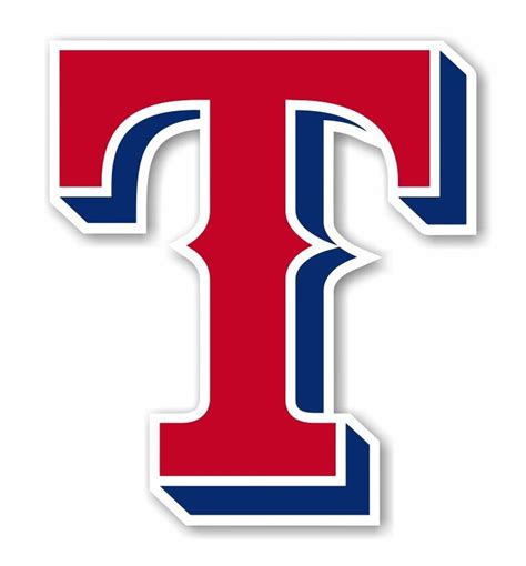 Texas Rangers T Precision Cut Decal Ebay