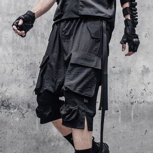 Tactical Techwear Shorts Gothic Warcore Clothing Darkwear Etsy