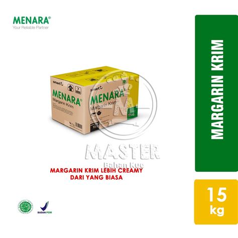 Jual Margarin Krim MENARA Kuning Creamy Margarine Dus 15 Kg Shopee