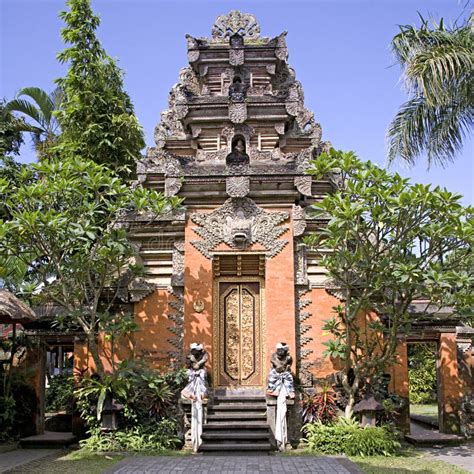 Ubud palace stock image. Image of tourism, bali, indonesia - 9064623