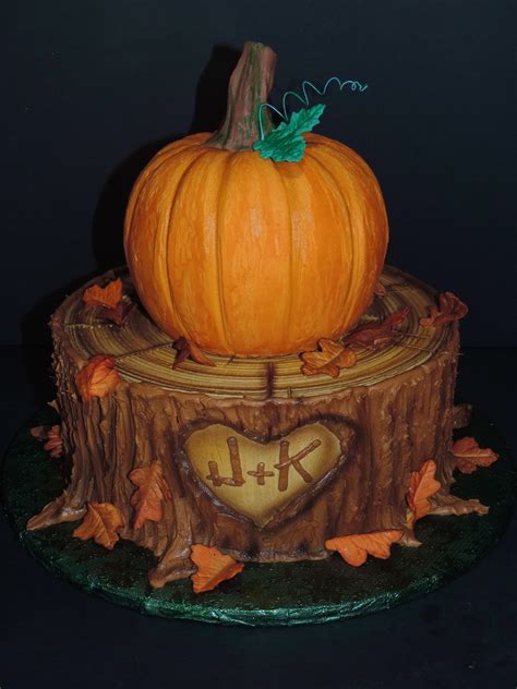 Fall Themed Anniversary Cake - CakeCentral.com