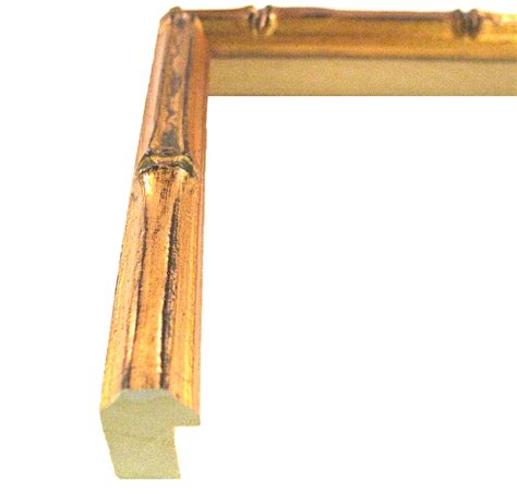 Inch Wide Gold Bamboo Picture Frame Moulding In Lengths G