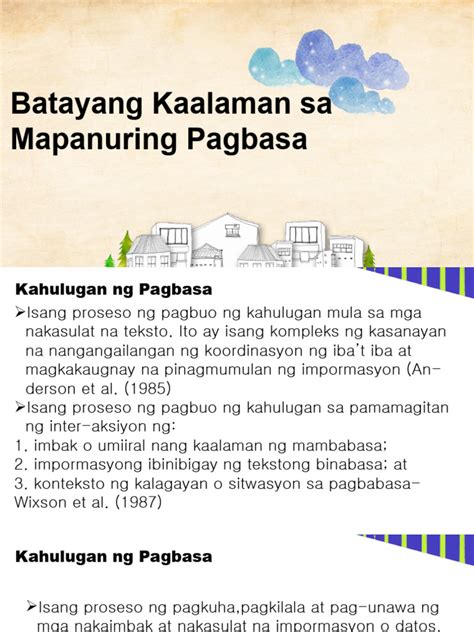 Pagbasa at Pagsulat - PPT 1 Quarter 3 | PDF