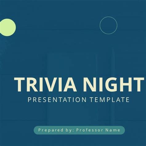 Free Trivia PowerPoint Template