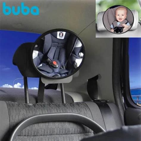 Retrovisor De Bebe Conforto Buba Espelho Interno Redondo Espelho