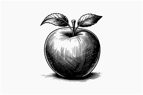 Apple Sketch Style Graphic by BerriDesign · Creative Fabrica