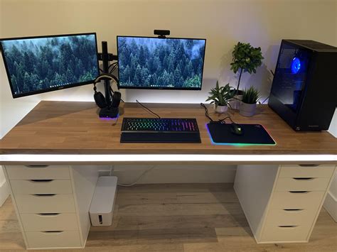 My New Ikea Battlestation Rikeapcstations