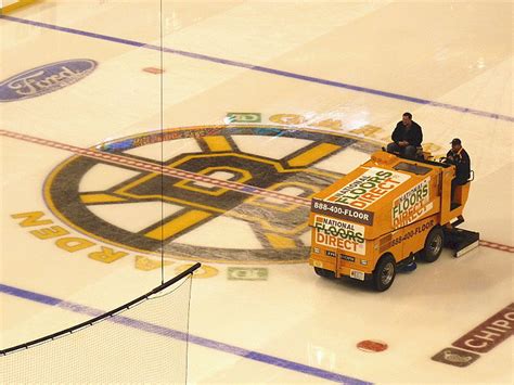 Zamboni In Action Boston Bruins Vs Buffalo Sabres Saturda Flickr