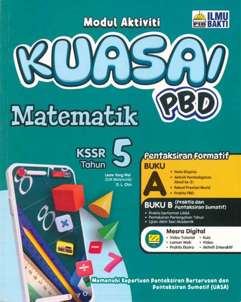 Kuasai PBD Matematik Tahun 5 Buku A B Ilmu Bakti KEDAI SERI