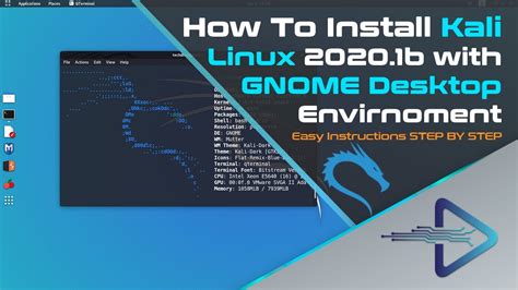 How To Install Kali Linux 2020 1b With GNOME Desktop Environment YouTube