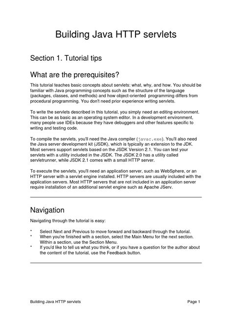 Pdf Building Java Servlets Dokumen Tips