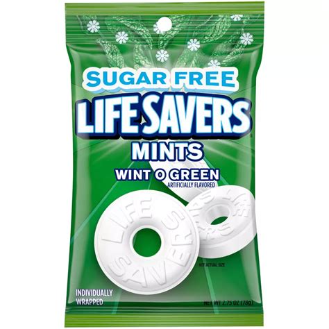 Life Savers Sugar Free Individually Wrapped Mints - Wint O Green - Shop Gum & mints at H-E-B