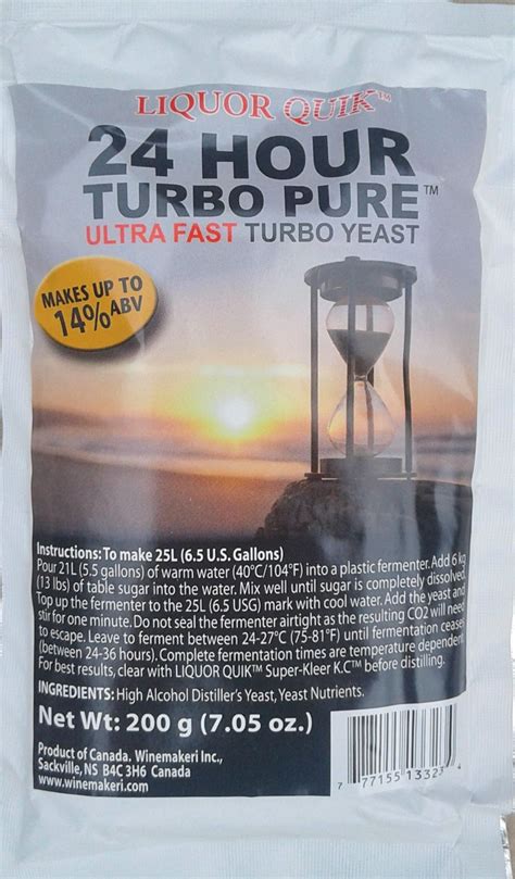 Liquor Quik 24 Hour Turbo Pure Yeast