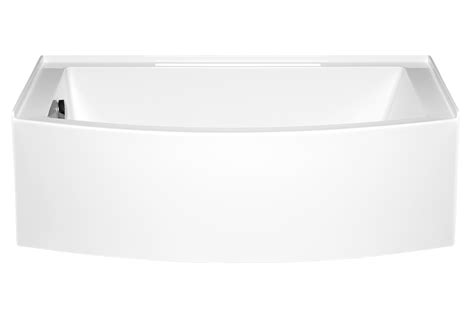 Malibu Tulum Lh Rectangle Massaging Air Jet Bathtub 60x32x18 Malibu Home