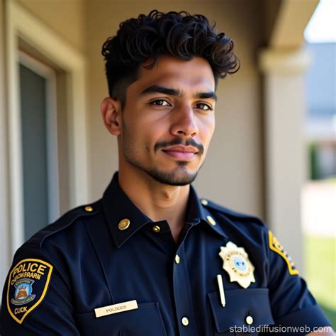 Latina Police Officer Stable Diffusion Online