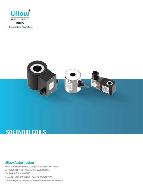 Solenoid Coils Uflow Automation By Uflow Automation India Issuu