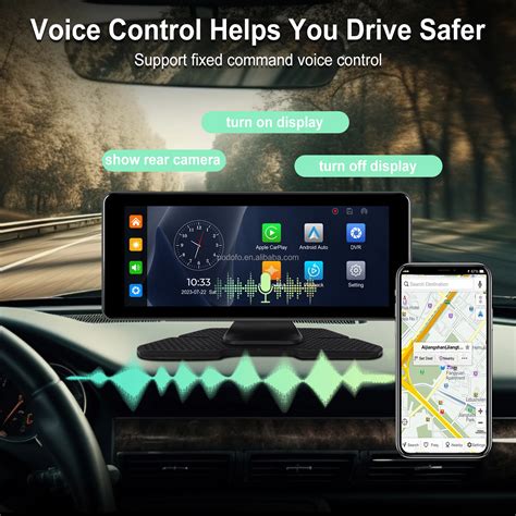 Podofo 6 86 Inch Portable Carplay Android Auto Dvr Monitor Car Radio