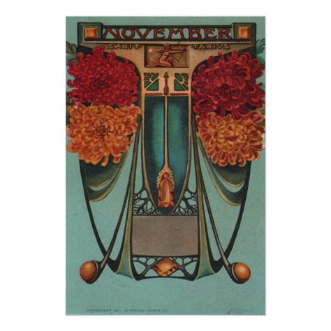 November - Sagittarius Poster | Zazzle | Astrology artwork, Zodiac ...