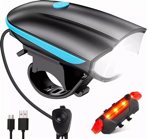 Lampara Bicicleta Recargable Usb Luces Led Trasera Delantera Mebuscar