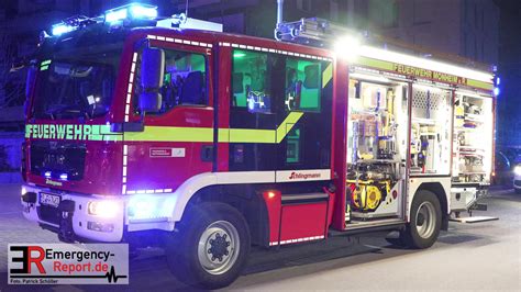 Monheim Berliner Viertel Feuerwehr L Schte Brennendes