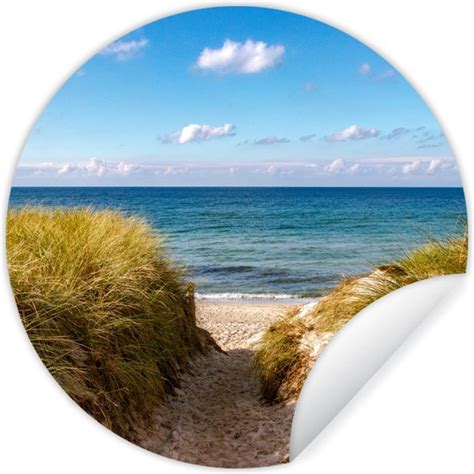 Wallcircle Muurstickers Behangcirkel Strand Wolken Duitsland