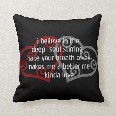 Love Quote Throw Pillow | Zazzle