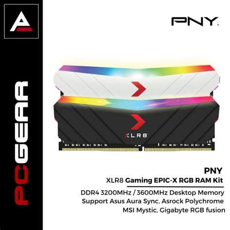 Pny Xlr Gaming Epic X Rgb Ram Ddr Mhz Mhz Desktop Memory