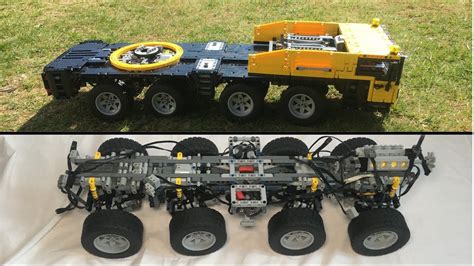 Lego Technic 8x8 Mobile Crane The Chassis Moc Youtube