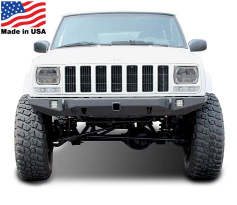 JcrOffroad Jeep Cherokee Front Bumper Crusader Jeep XJ 84 01