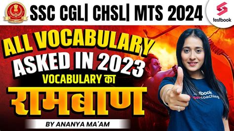 VOCABULARY ENGLISH VOCABULARY FOR SSC CGL CHSL MTS 2024 BY ANANYA