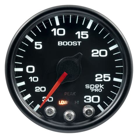 Auto Meter P Spek Pro Series Boost Vacuum Gauge In