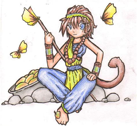 monkey girl by Inya-spring on DeviantArt