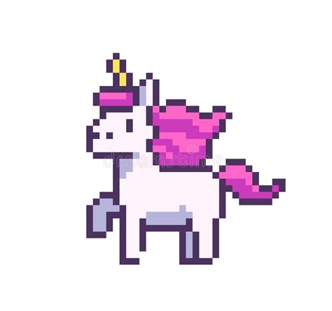 Pixel Art Unicorn Cat