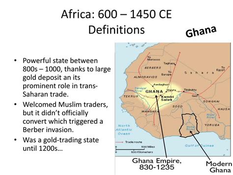 PPT Africa 600 1450 CE Definitions PowerPoint Presentation Free