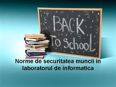 Norme De Securitatea Muncii In Laboratorul De Informatica