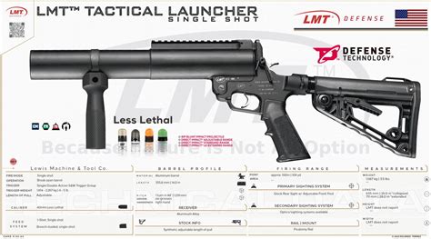 Lewis Machine Tool Co Lmt Tactical Single Launcher Tactical