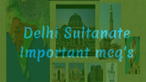 Delhi Sultans Important Mcq Questions YouTube