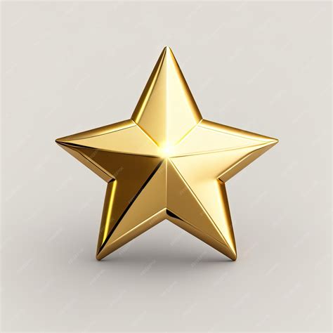 Premium Photo Image Of A Realistic Golden Star