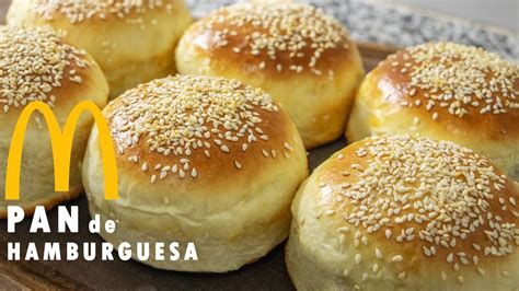 PAN DE HAMBURGUESA CASERO YouTube