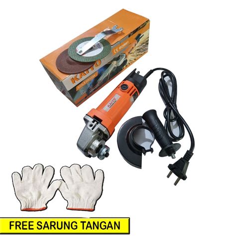 Jual Mesin Gerinda Listrik W Kaiyo Angle Grinder Inch Jld Bonus