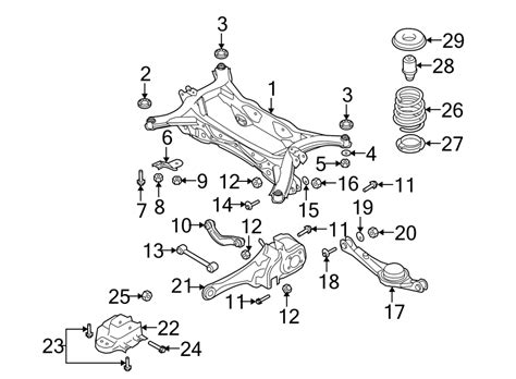 Mazda Cx 9 Suspension Control Arm Rear Lower Td1128300d Mazda Online Parts Orland Park Il