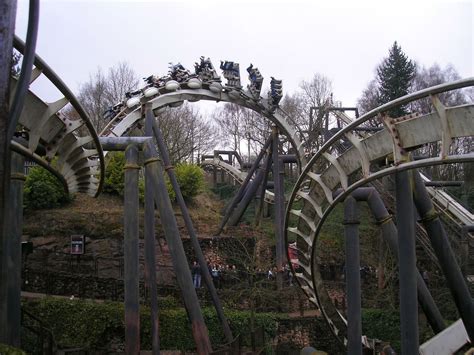 Nemesis Ride At Alton Towers Staffordshire England Alton Roller