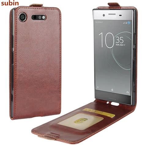 For Sony Xperia XZ1 Case Cover Original Leather Case Protective Shell ...