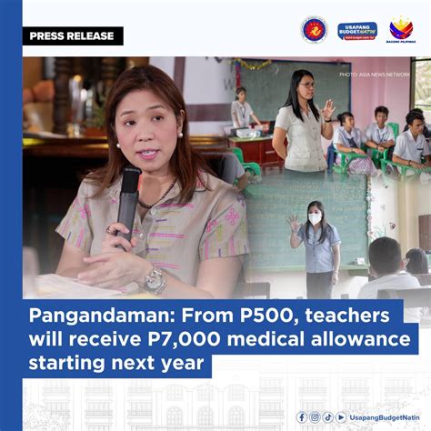 Pangandaman: From P500, teachers to receive P7,000 medical allowance