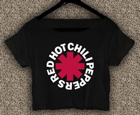 Red Hot Chili Peppers T Shirt Red Hot Chili Peppers Crop Top 01