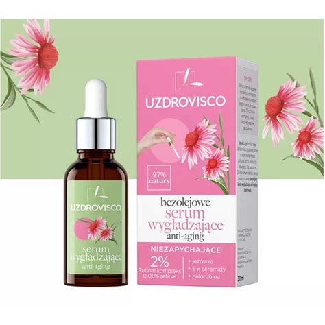 Uzdrovisco Bezolejowe Serum Wygładzające Anti Aging 30ml sklep Cocolita