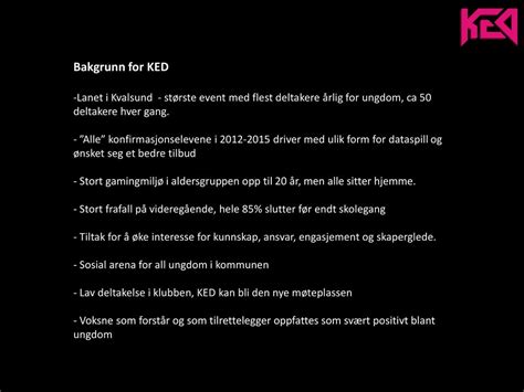 Bakgrunn for KED Lanet i Kvalsund største event med flest deltakere