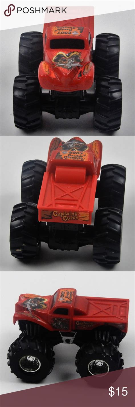 Monster Jam 07 Freestyle Champion CAPTAIN S CURSE Hot Wheels Monster Jam Monster Jam Hot