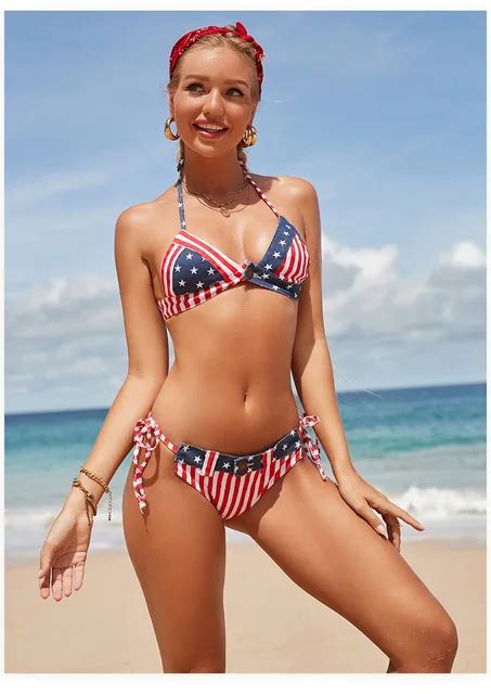 American Flag Bikini Set Atelier Yuwa Ciao Jp